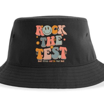 Rock The Test Dont Stress Just Do Your Best Sustainable Bucket Hat