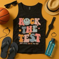 Rock The Test Dont Stress Just Do Your Best Tank Top