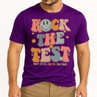 Rock The Test Dont Stress Just Do Your Best Performance Shirt