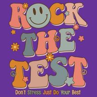 Rock The Test Dont Stress Just Do Your Best Performance Shirt
