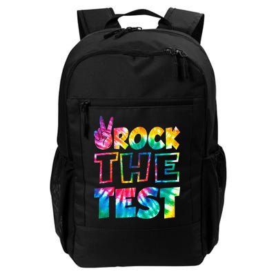 Rock The Test Testing Day Motivational Teacher Backpack