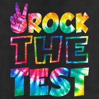 Rock The Test Testing Day Motivational Teacher Microfiber Hand Towel