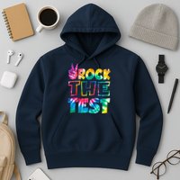 Rock The Test Testing Day Motivational Teacher Hoodie