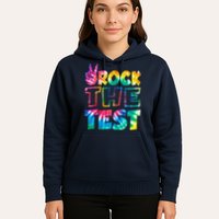 Rock The Test Testing Day Motivational Teacher Hoodie