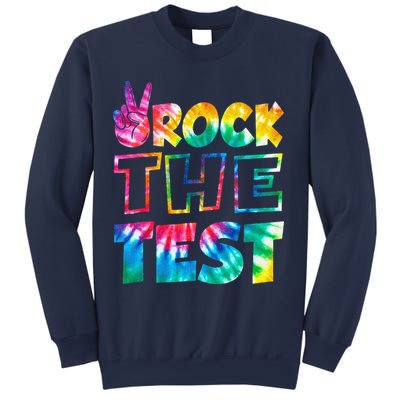 Rock The Test Testing Day Motivational Teacher Sweatshirt