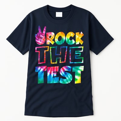 Rock The Test Testing Day Motivational Teacher Tall T-Shirt