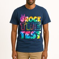 Rock The Test Testing Day Motivational Teacher Tall T-Shirt