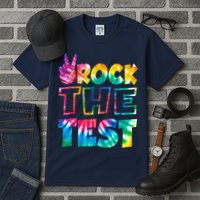 Rock The Test Testing Day Motivational Teacher Tall T-Shirt