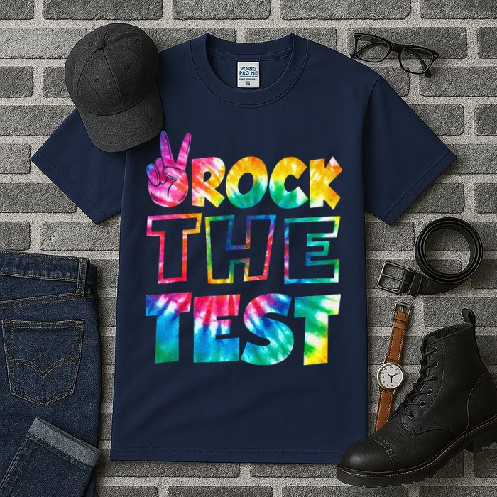 Rock The Test Testing Day Motivational Teacher Tall T-Shirt