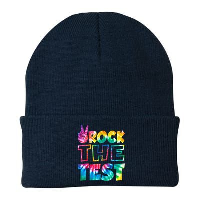 Rock The Test Testing Day Motivational Teacher Beanie