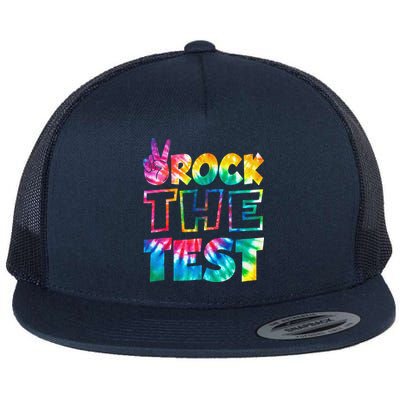 Rock The Test Testing Day Motivational Teacher Flatbill Hat
