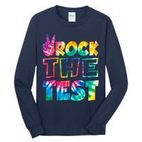 Rock The Test Testing Day Motivational Teacher Tall Long Sleeve T-Shirt