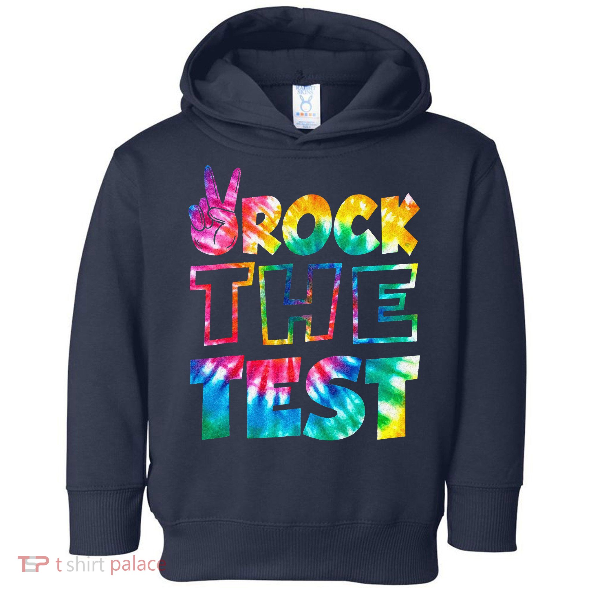 Rock The Test Testing Day Motivational Teacher Toddler Hoodie