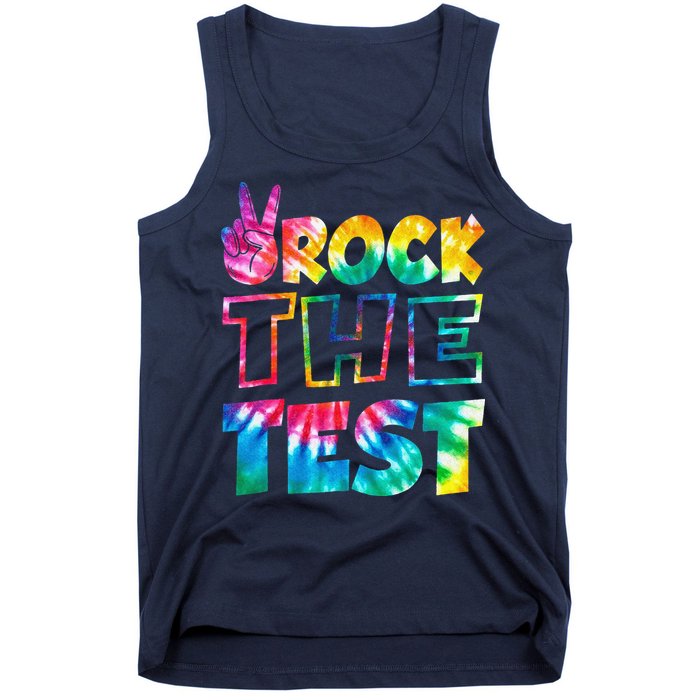 Rock The Test Testing Day Motivational Teacher Tank Top