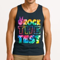 Rock The Test Testing Day Motivational Teacher Tank Top