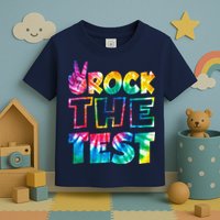 Rock The Test Testing Day Motivational Teacher Toddler T-Shirt