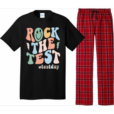 Rock The Test Testing Day Retro Motivational Teacher Student Pajama Set