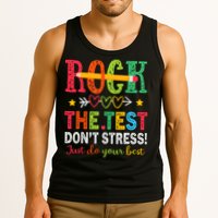 Rock The Test Dont Stress Just Do Your Best Teacher Testing Tank Top