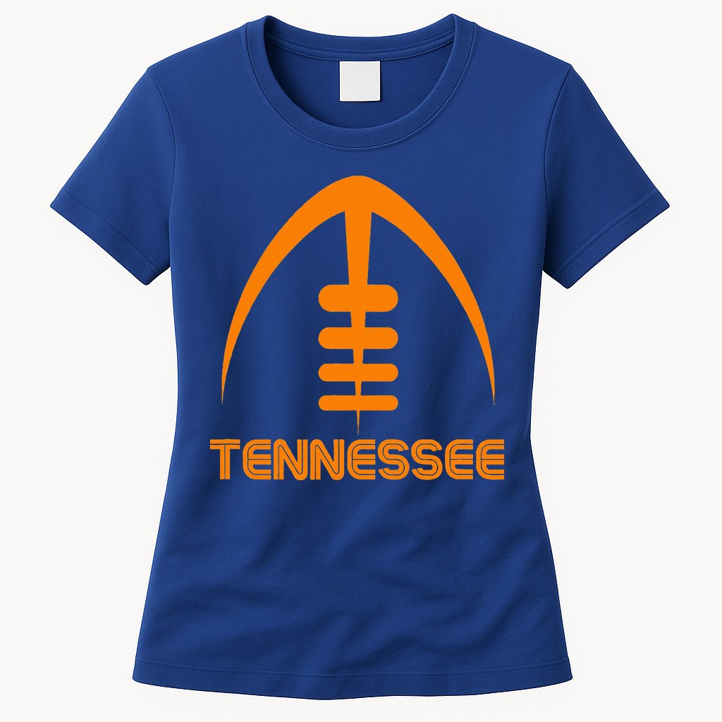 Retro Tennessee TN Orange Vintage Design Tennessee  Womens T-Shirt
