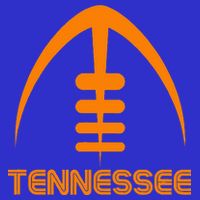 Retro Tennessee TN Orange Vintage Design Tennessee  Womens T-Shirt