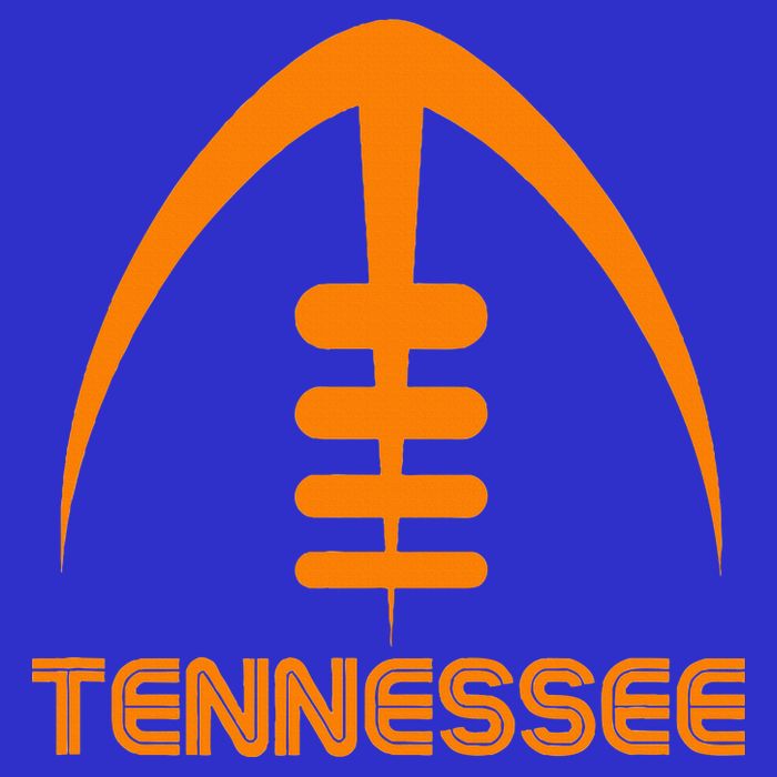 Retro Tennessee TN Orange Vintage Design Tennessee  Womens T-Shirt