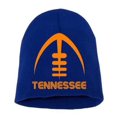 Retro Tennessee TN Orange Vintage Design Tennessee  Short Acrylic Beanie