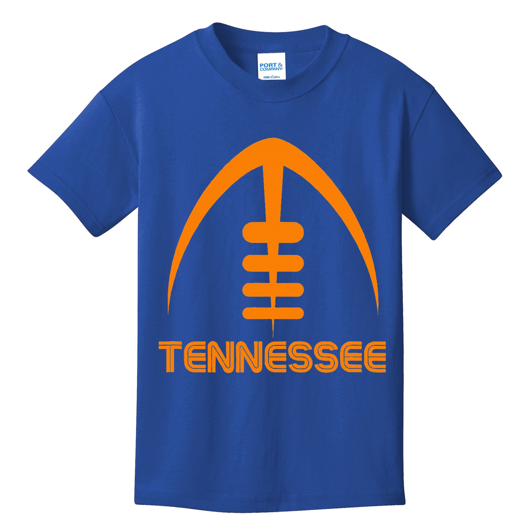 Retro Tennessee TN Orange Vintage Design Tennessee  Kids T-Shirt
