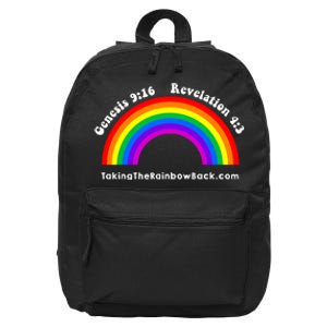 Revelation Taking The Rainbow Back 16 in Basic Backpack