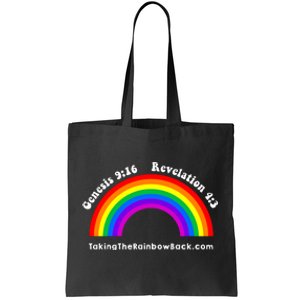 Revelation Taking The Rainbow Back Tote Bag