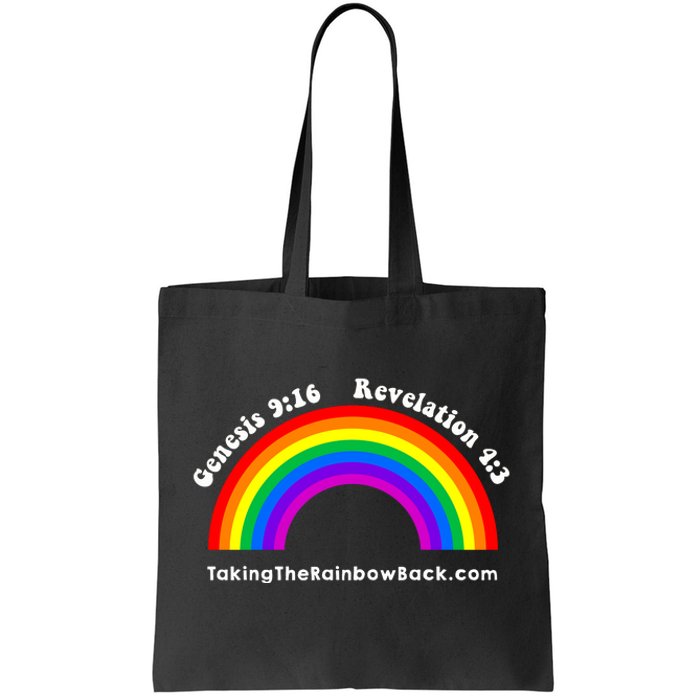 Revelation Taking The Rainbow Back Tote Bag