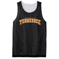 Retro Tennessee Tn Orange Vintage Design Classic Tennessee Mesh Reversible Basketball Jersey Tank