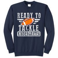 Ready To Tackle Kindergarten Football Ball Back To School Sweatshirt