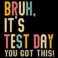 Rock The Test Dont Stress Motivational Student Teacher 16 in Basic Backpack