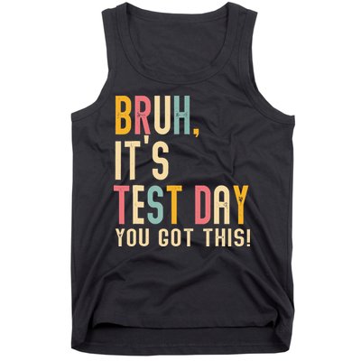 Rock The Test Dont Stress Motivational Student Teacher Tank Top
