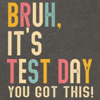 Rock The Test Dont Stress Motivational Student Teacher Cotton Canvas Backpack