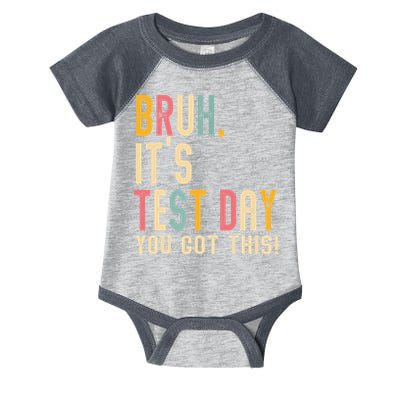 Rock The Test Dont Stress Motivational Student Teacher Infant Baby Jersey Bodysuit