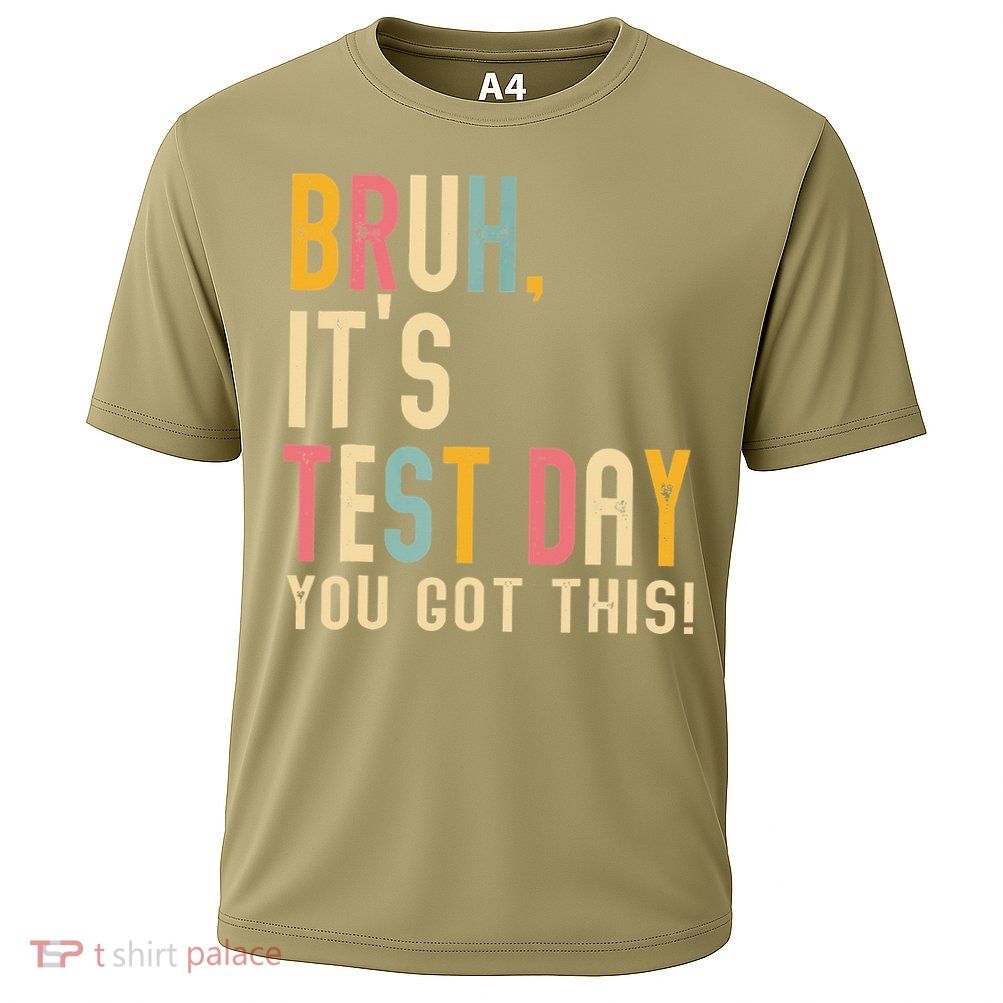 Rock The Test Dont Stress Motivational Student Teacher Performance Shirt