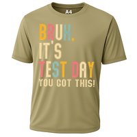 Rock The Test Dont Stress Motivational Student Teacher Cooling Performance Crew T-Shirt