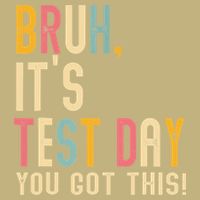 Rock The Test Dont Stress Motivational Student Teacher Cooling Performance Crew T-Shirt
