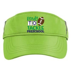 Ready To Tackle Football Theme Preschool Gift Adult Drive Performance Visor