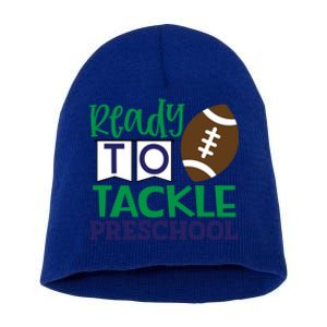 Ready To Tackle Football Theme Preschool Gift Short Acrylic Beanie