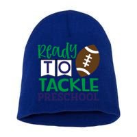 Ready To Tackle Football Theme Preschool Gift Short Acrylic Beanie