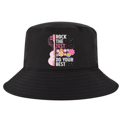 Rock The Test Do Your Best Testing Day Teachers Students Cool Comfort Performance Bucket Hat