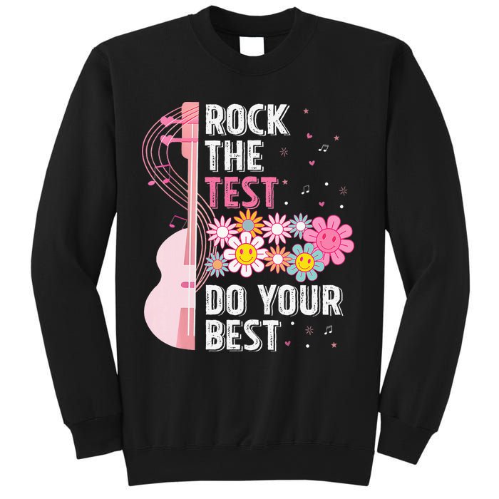 Rock The Test Do Your Best Testing Day Teachers Students Sweatshirt