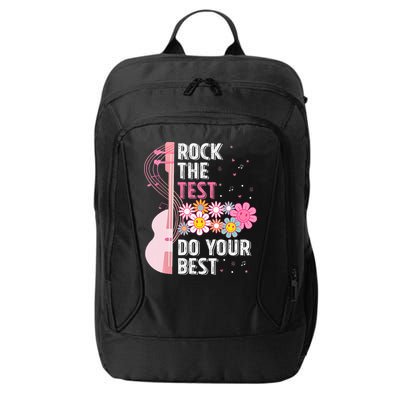 Rock The Test Do Your Best Testing Day Teachers Students City Backpack