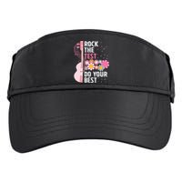 Rock The Test Do Your Best Testing Day Teachers Students Adult Drive Performance Visor