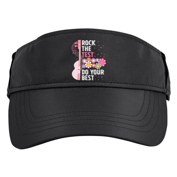 Rock The Test Do Your Best Testing Day Teachers Students Adult Drive Performance Visor
