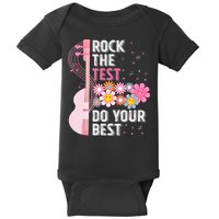 Rock The Test Do Your Best Testing Day Teachers Students Baby Bodysuit