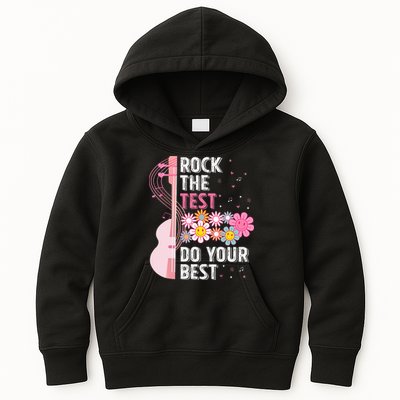 Rock The Test Do Your Best Testing Day Teachers Students Kids Hoodie