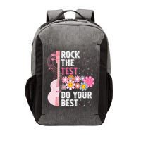 Rock The Test Do Your Best Testing Day Teachers Students Vector Backpack